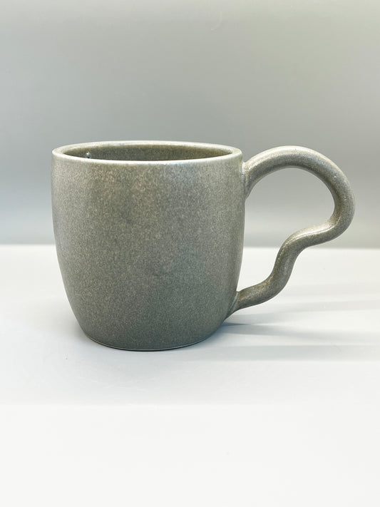 Ergonomic Mug - Foggy Mountain