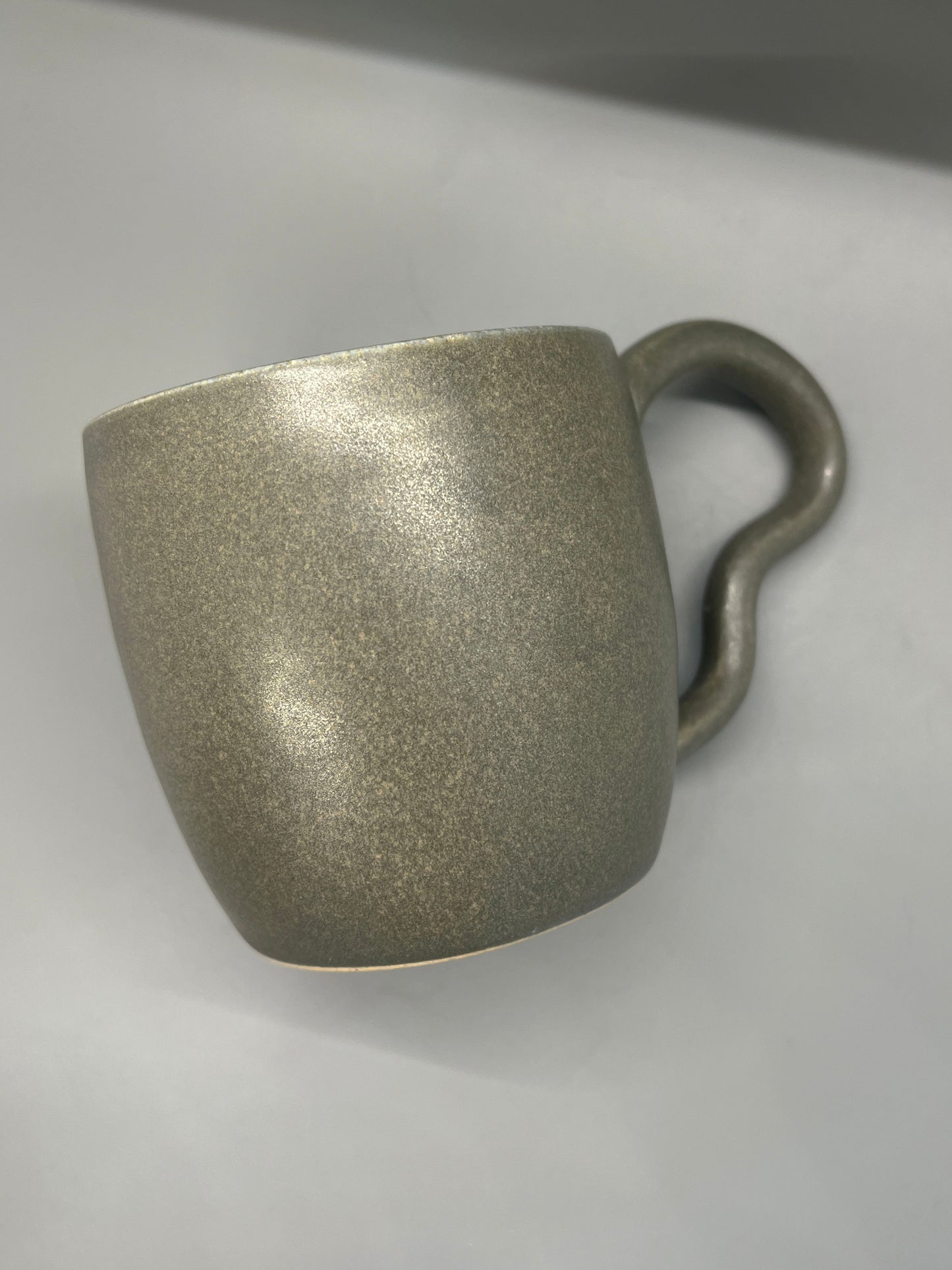 Ergonomic Mug - Foggy Mountain
