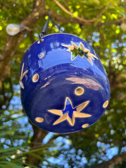 Orchid Hanging Planter - Cobalt Star
