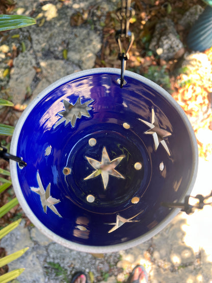 Orchid Hanging Planter - Cobalt Star