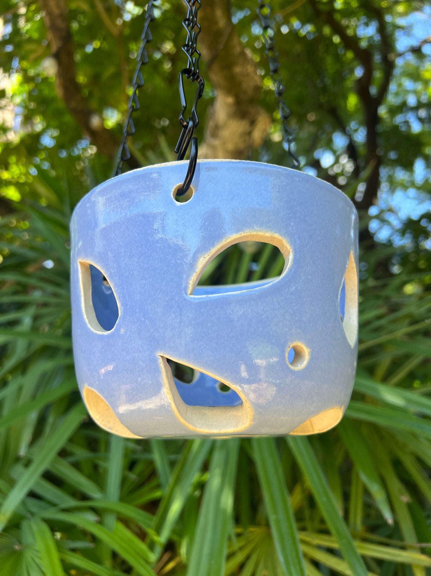 Orchid Hanging Planter - Periwinkle