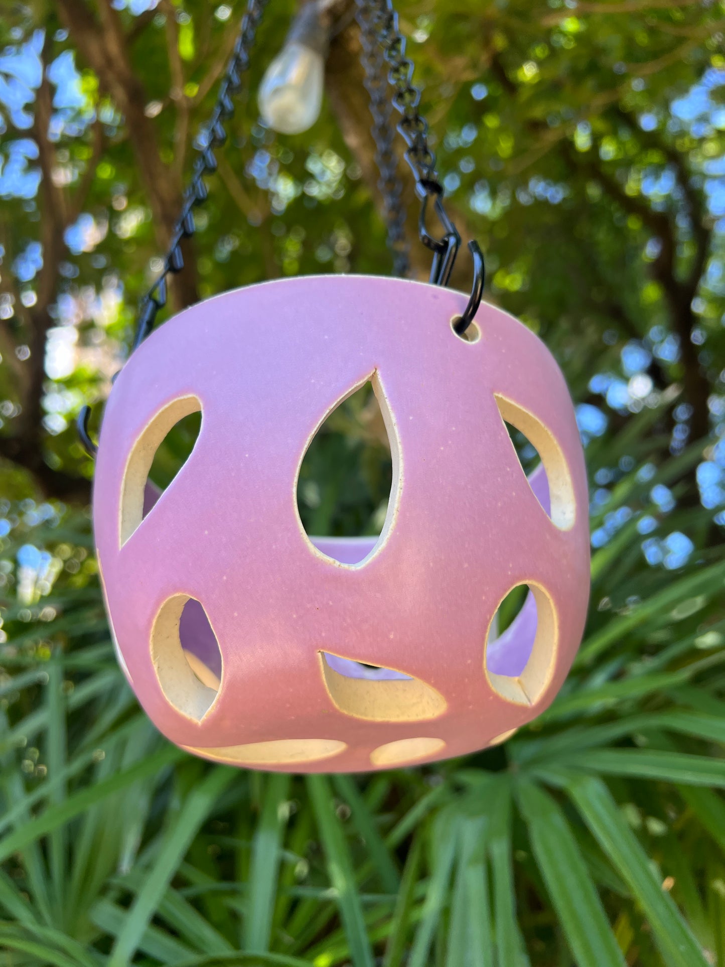 Orchid Hanging Planter- Lavender