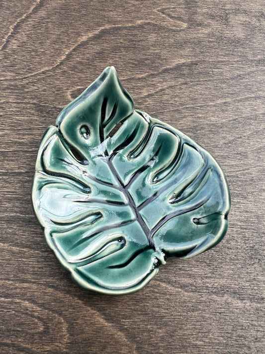 Monstera Trinket Dish