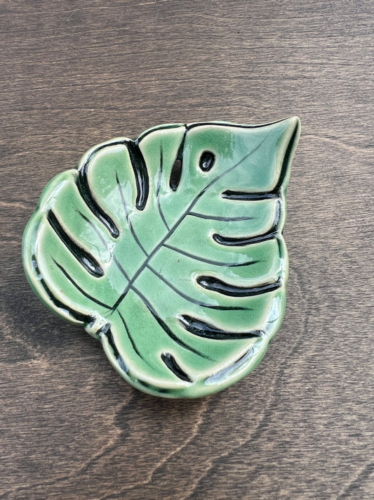 Monstera Trinket Dish